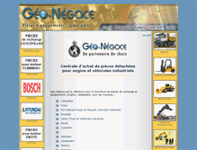 Tablet Screenshot of geo-negoce.com